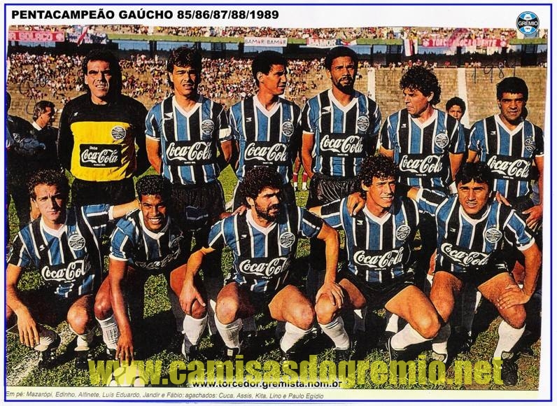 gremio camisa 1989